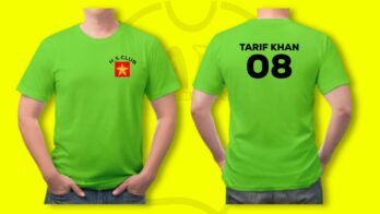 Round Neck Cricket T-Shirt (Neon Green)