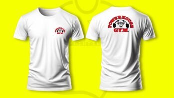 Round Neck Gym T-shirt (White)