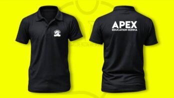 Educational Institute Collar T-shirt (Black)