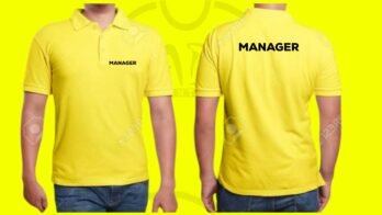 Manager Collar T-shirt (Yellow)