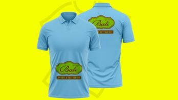 Hotel Collar T-shirt (Sky Blue)